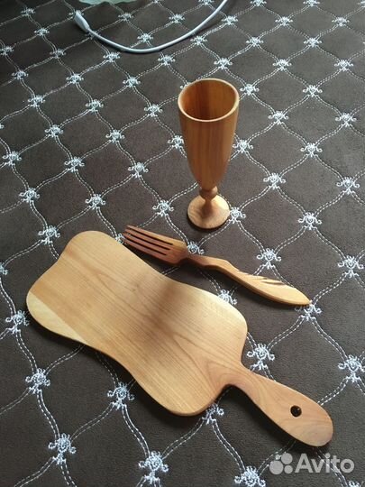 Новый Набор деревянной посуды сувенирный