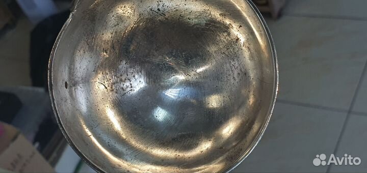 N4. Половник старинный. Мельхиор мнц СССР Хороший