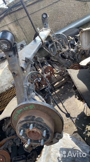 Задняя балка Киа Соул 2010 г в сборе