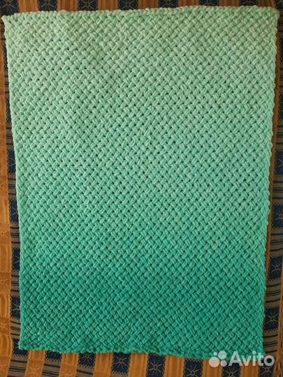 Плед детский вязаный