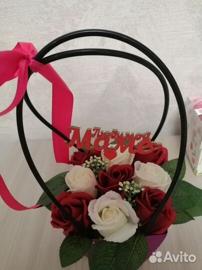 Букет цветов из мыла/воспитателю/учителю/маме