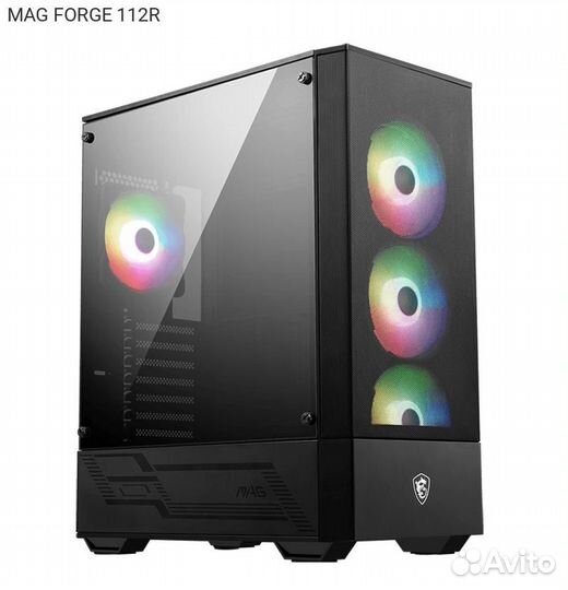 Корпус MSI MAG forge 112R Miditower Без бп Чёрный