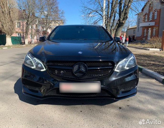 Решётка Mercedes E-class w212 13-16 E63 Black
