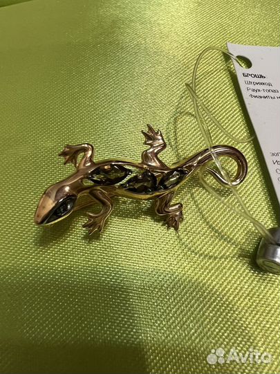 Брошь серебро 925