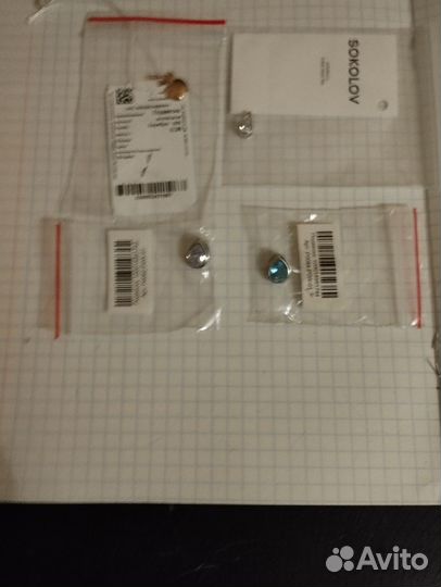 Серебряная подвески новые капли и другие