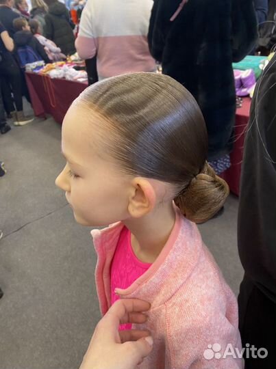 Причёска для бальных танцев и гимнастики.Кудрово