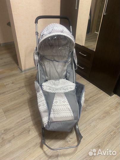 Детские санки коляска