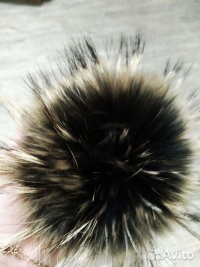 Помпоны из натурального меха