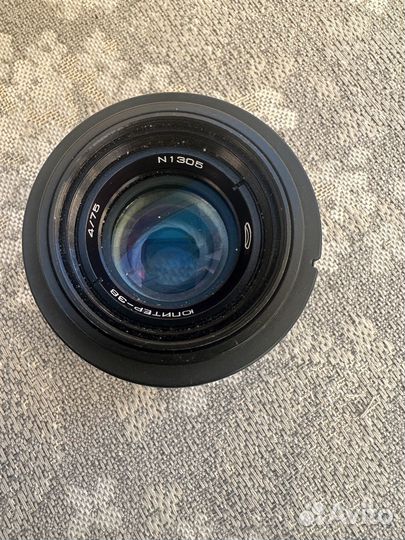 Объектив Юпитер 38 4/75 номер 1305