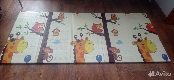 Складной детский коврик 180/ 200