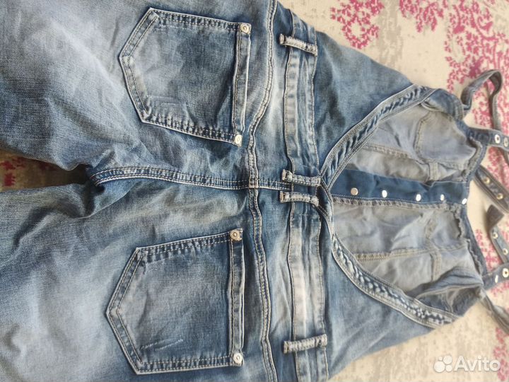 Комбинезон стрейч джинсовый