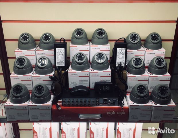 Комплект на 16 камер AHD 1080р