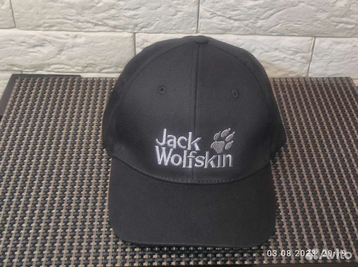 Бейсболка Мужская Jack Wolfskin и Diesel Black