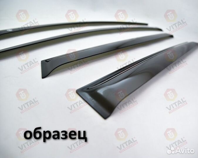 Дефлекторы окон (ветровики) на Nissan Qashqai