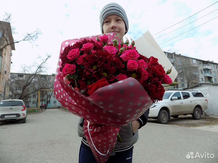 Розы. Букеты Маме