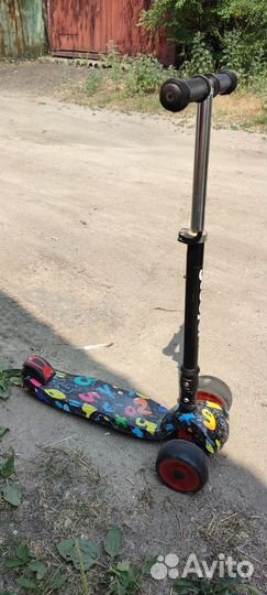 Самокат детский трехколесный бу