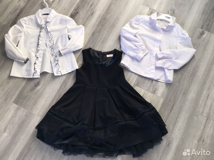 Школьный сарафан, школьные блузки