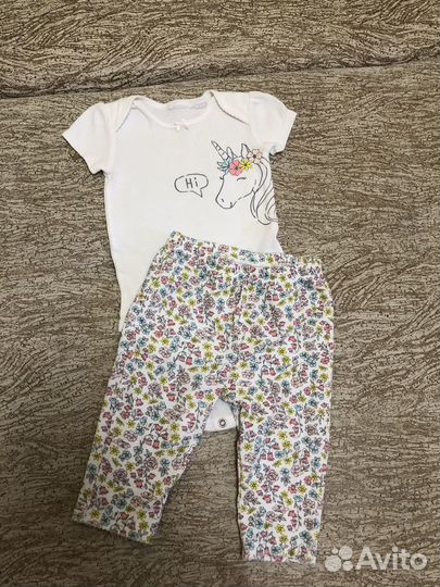 Картес/cartes летние пакетом вещи на девочку 68