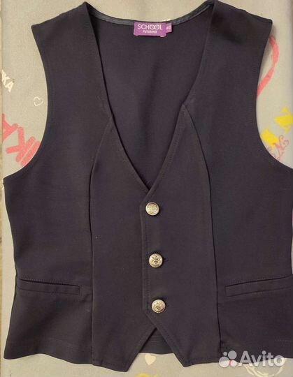 Жилетка школьная р 134