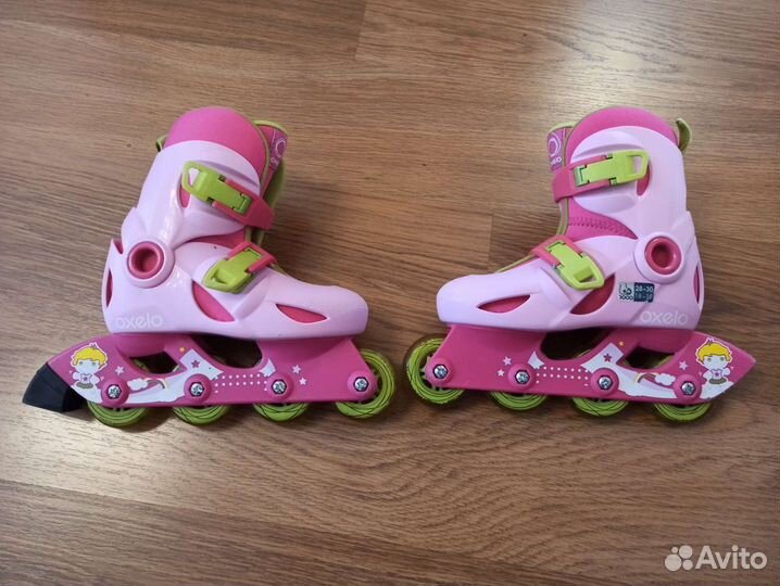Роликовые коньки детские с защитой