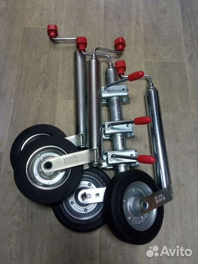 Колесо опорное на прицеп с хомутом в комплекте