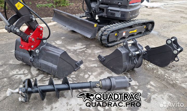 Мини-экскаватор Quadtrac E40PRO, 2024