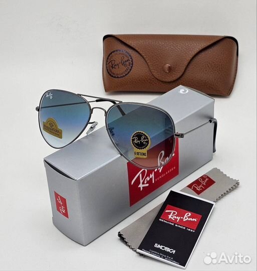 Солнцезащитные очки Ray Ban aviator premium