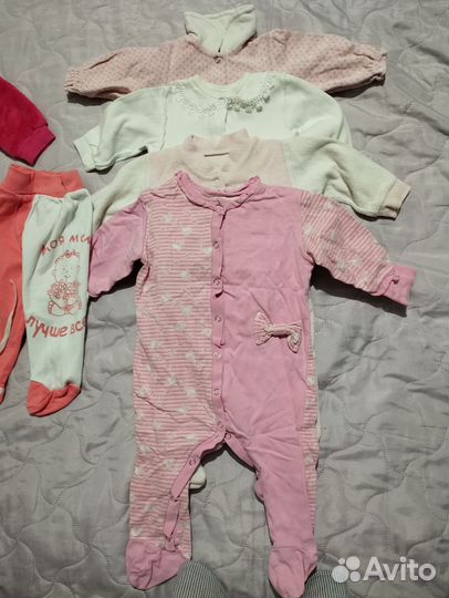 Вещи пакетом для новорожденной девочки