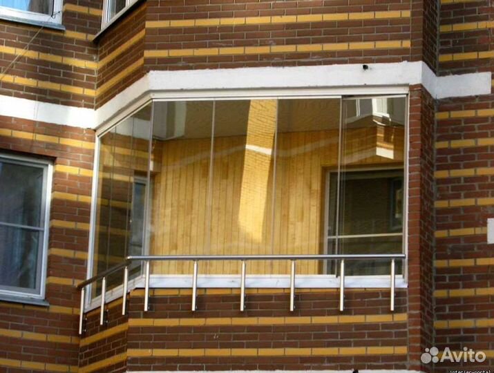 Безрамное остекление