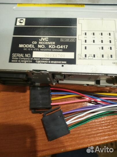 Магнитола jvc kd