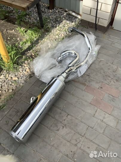 Выхлоп глушитель yamaha warrior xv1700