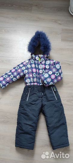 Зимний комбинезон для девочки 98