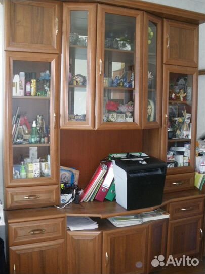 Мебель д/гостиной (витрина) 2270 х170х300 - 480-55