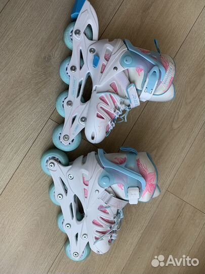 Роликовые коньки + защита