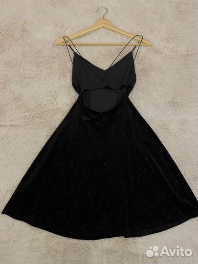 Платье комбинация блестящее