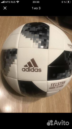 Футбольный мяч adidas telstar fifa 2018- replica
