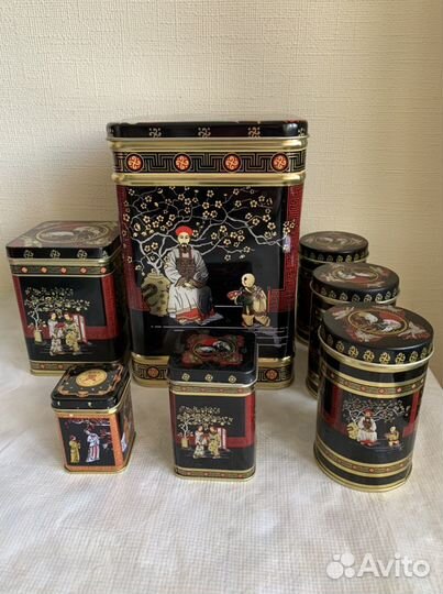 Банки жестяные для чая