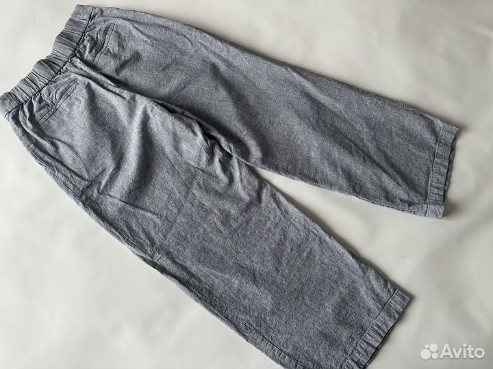 Льняные брюки uniqlo Лен S M 44 46