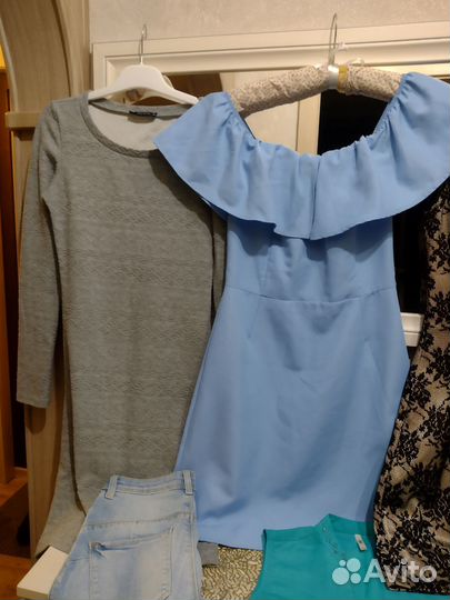 Вещи пакетомXXS и две пары обуви 36 р