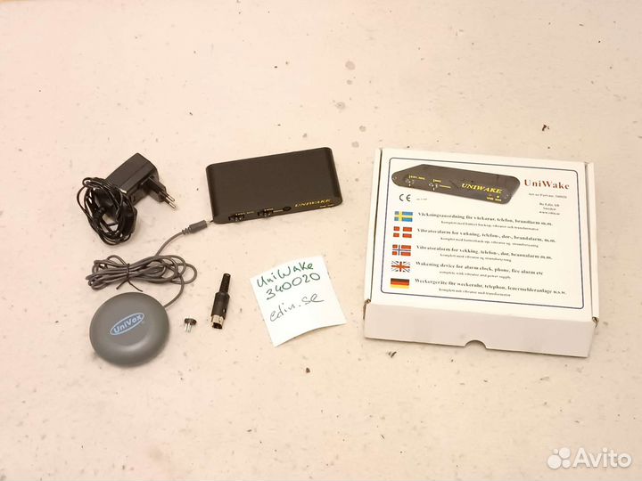 Сигнализатор звука вибрационный Uniwake 340020