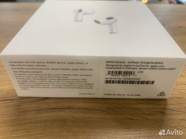 Air pods 3 новые
