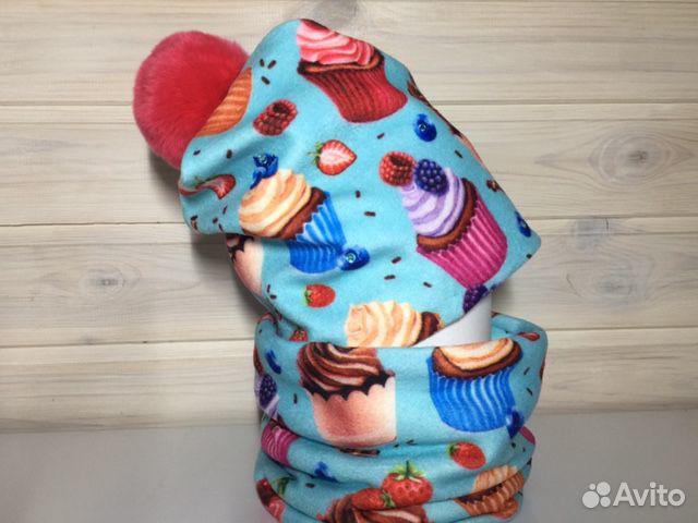 Шапка и снуд детские