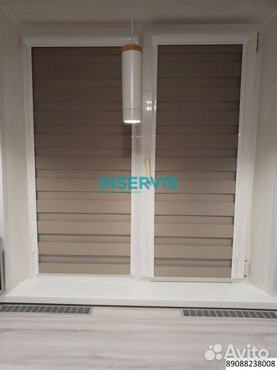 Плиссе жалюзи на пластиковые окна