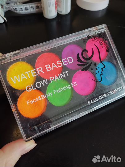 Неоновые краски для лица и тела