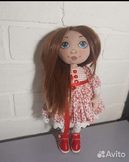 Текстильная кукла ручной работы