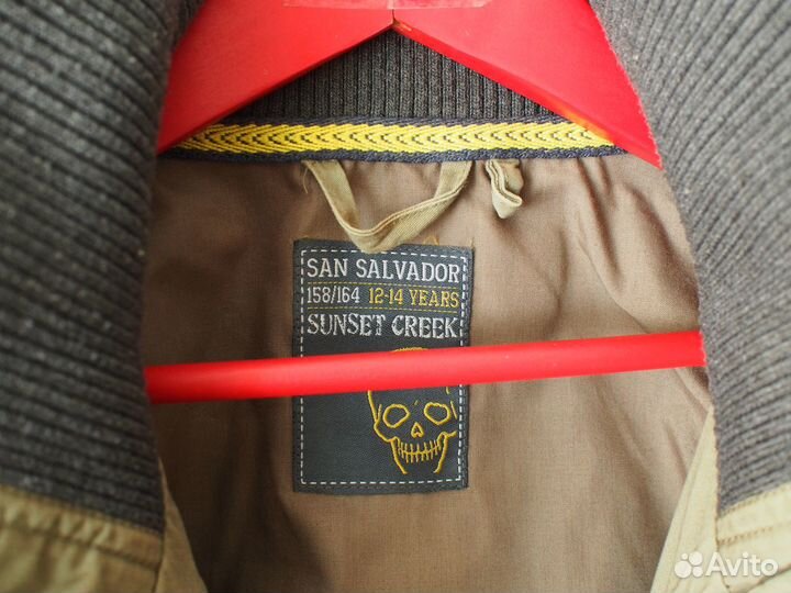 Куртка ветровка цвет хаки 158 164