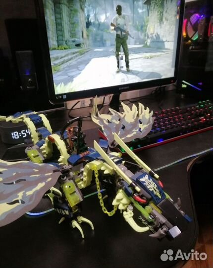 Lego Ninjago атака дракона Морро