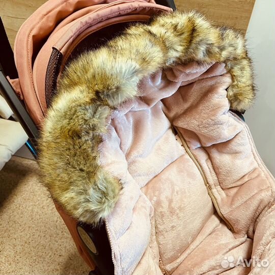 Теплый конверт в коляску (новый)