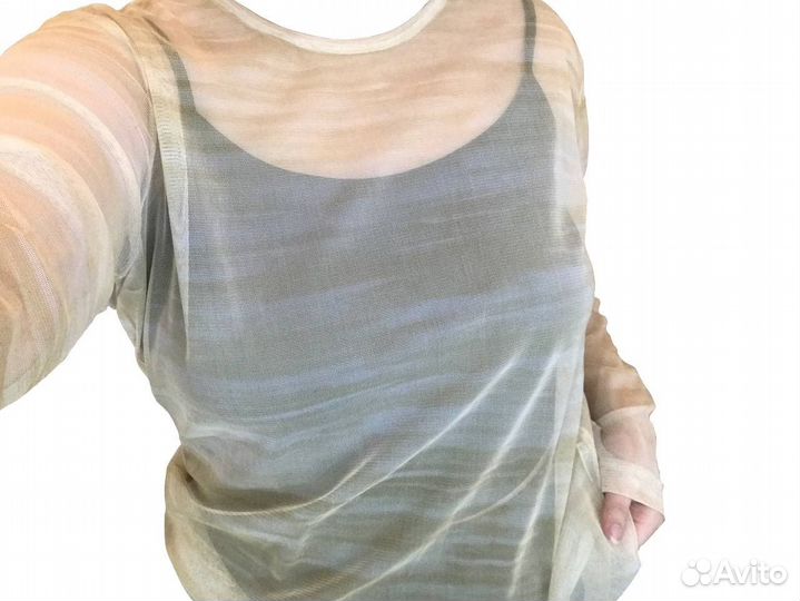 Прозрачная кофта