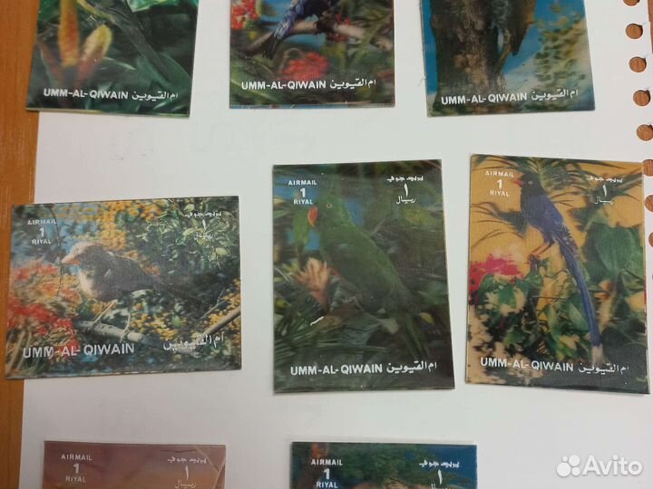 3D марки Птицы